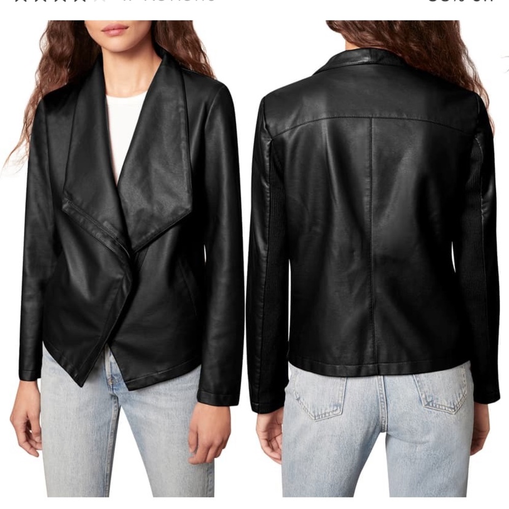 BB Dakota Black Leather Jacket